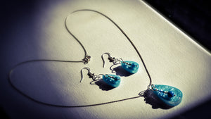 Blue Agate - Blue Pear Drop