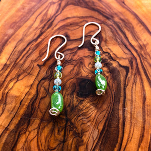 Spring Green Earrings