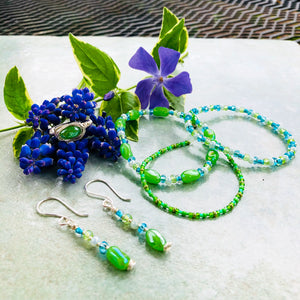 Spring Green Earrings