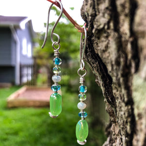 Spring Green Earrings