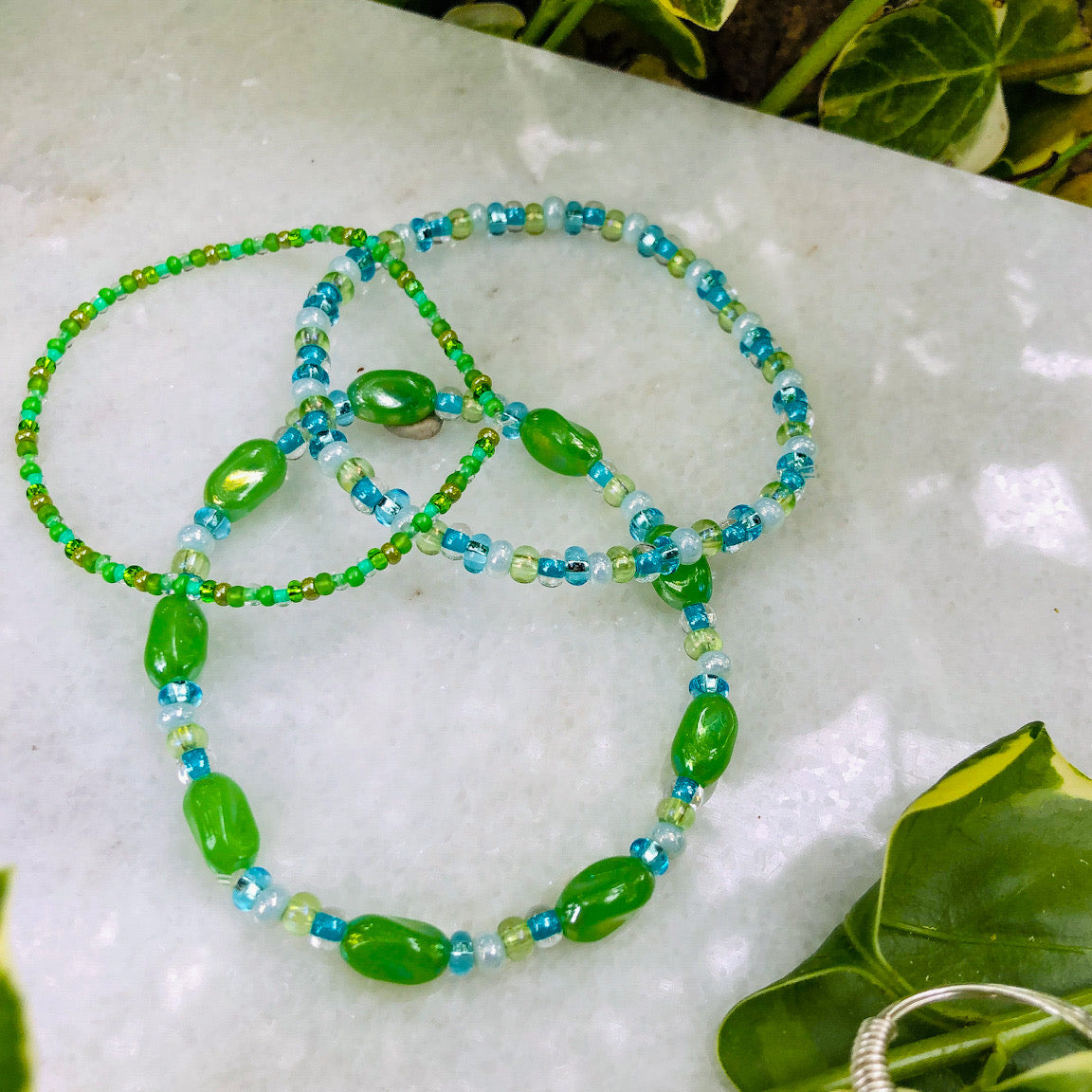 Spring Green Bracelet Trio