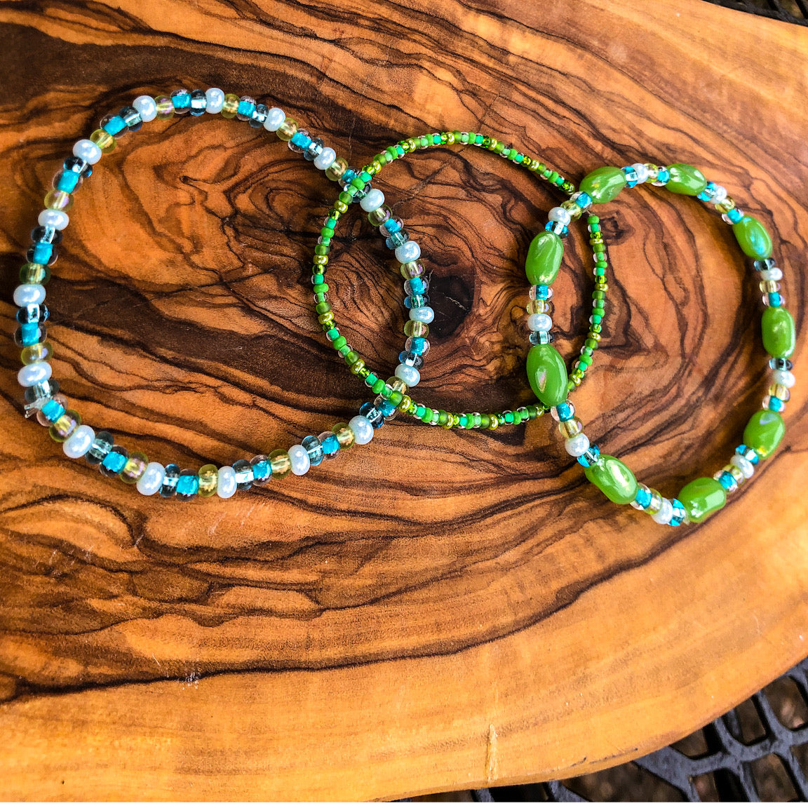 Spring Green Bracelet Trio